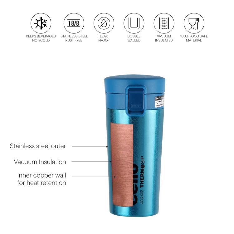 Monty Flask, Vacusteel Water Bottle, 300ml - Image 5