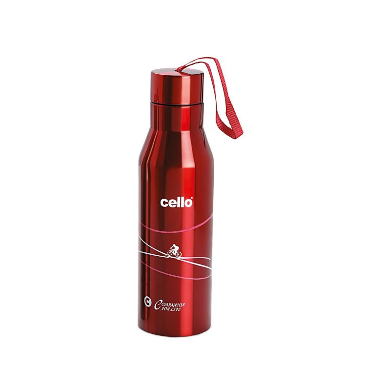 Red|Refresh Flask, Vacusteel Water Bottle, 500ml / 500ml