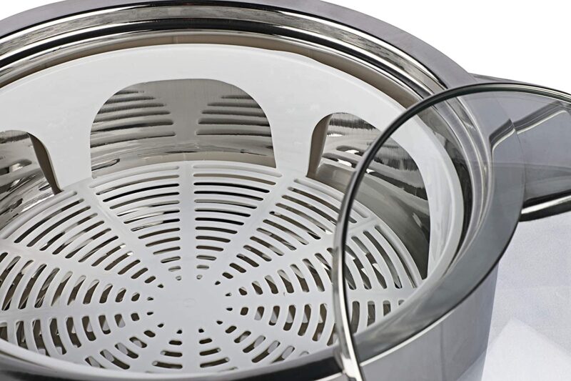 Roti Plus Stainless Steel Casserole, Medium - Image 4