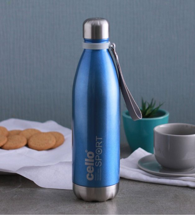 Blue|Scout Flask, Vacusteel Water Bottle, 750ml / 750ml