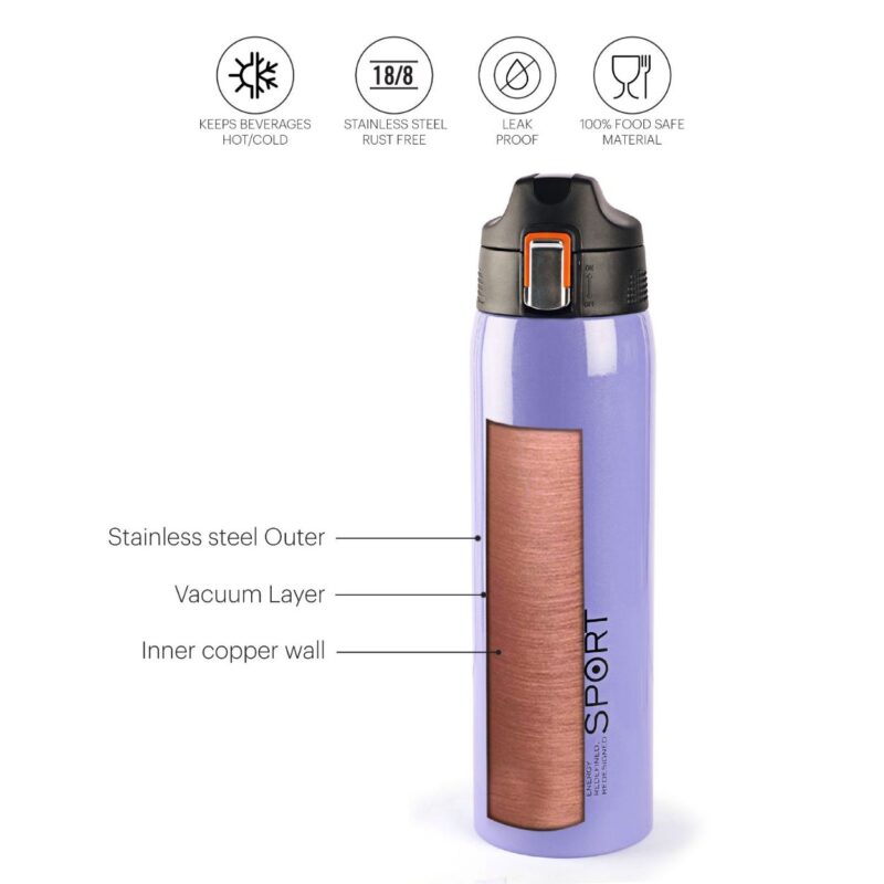 Skipper Flask, Vacusteel Water Bottle, 750ml - Image 15