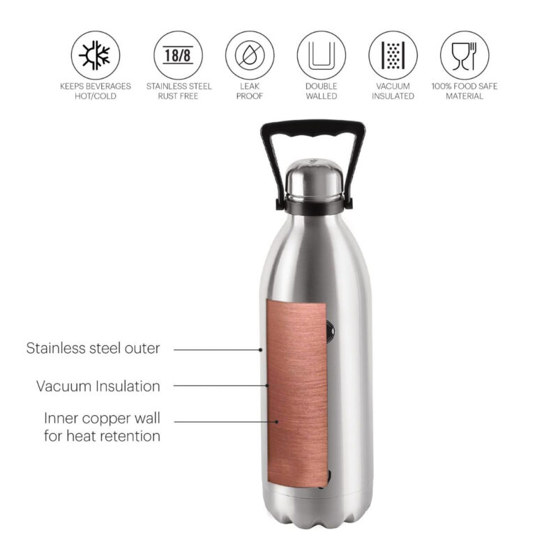 Swift Flask, Vacusteel Water Bottle, 1500ml - Image 3