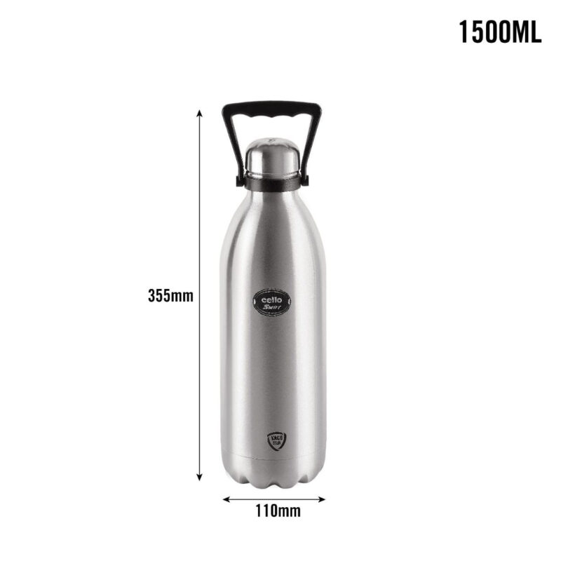 Swift Flask, Vacusteel Water Bottle, 1500ml - Image 5