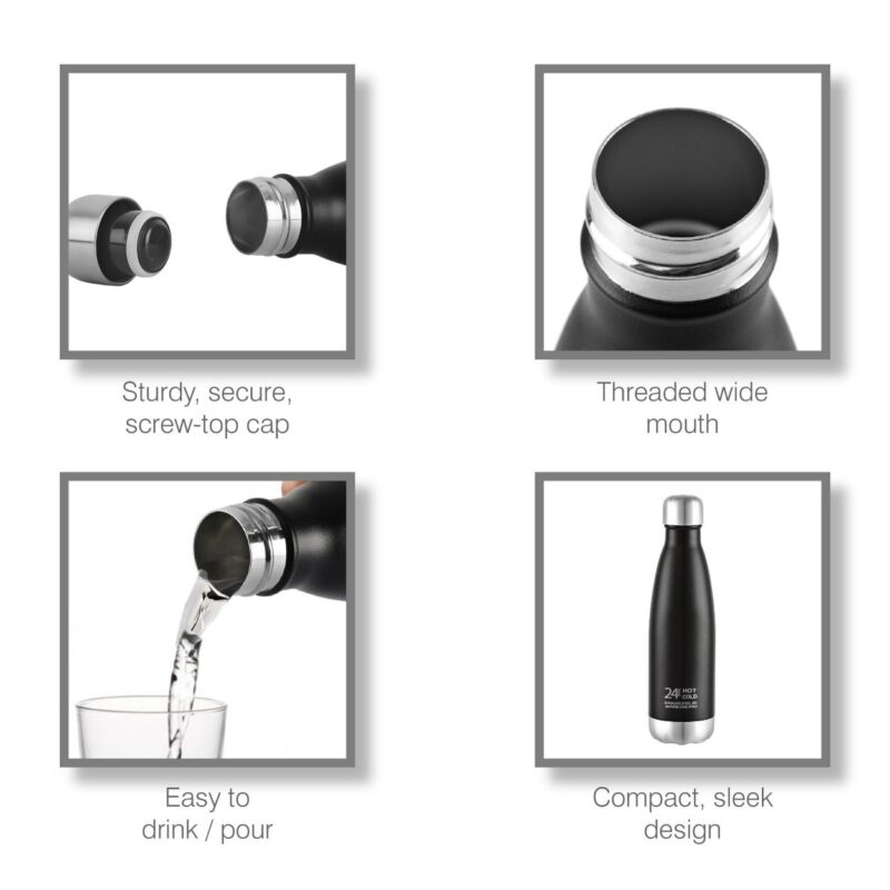 Duro Swift Flask, Vacusteel Water Bottle, 500ml - Image 17