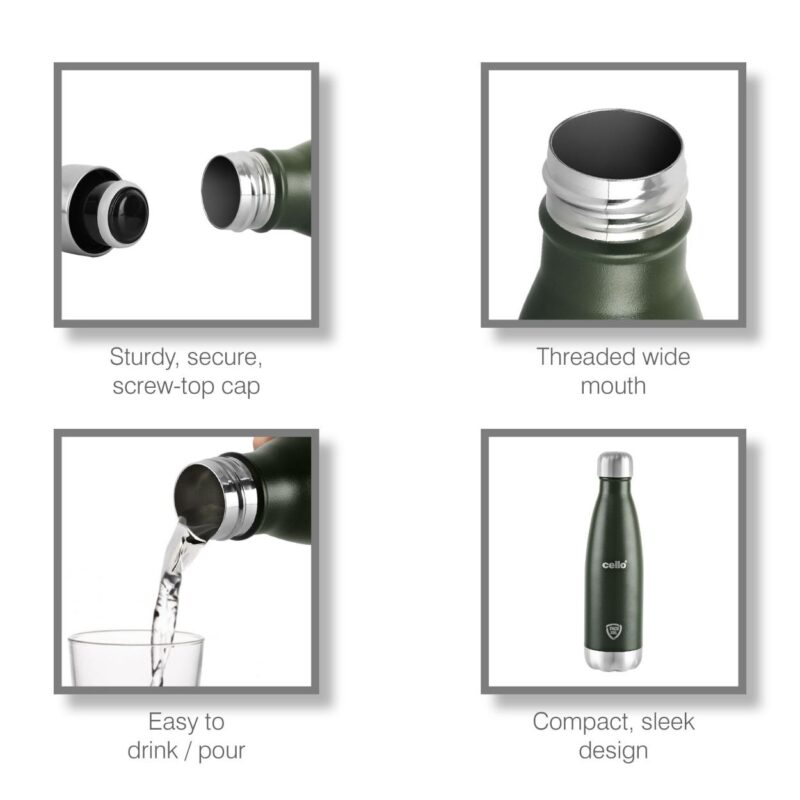 Duro Swift Flask, Vacusteel Water Bottle, 500ml - Image 19