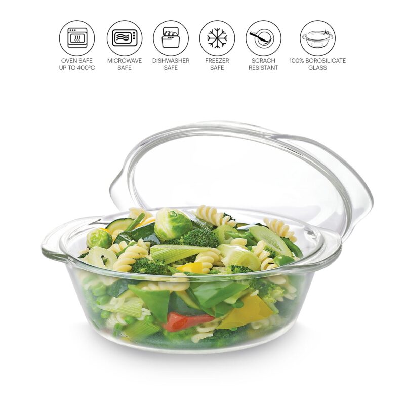 Angelica Round Casserole With Lid, 2000ml - Image 3