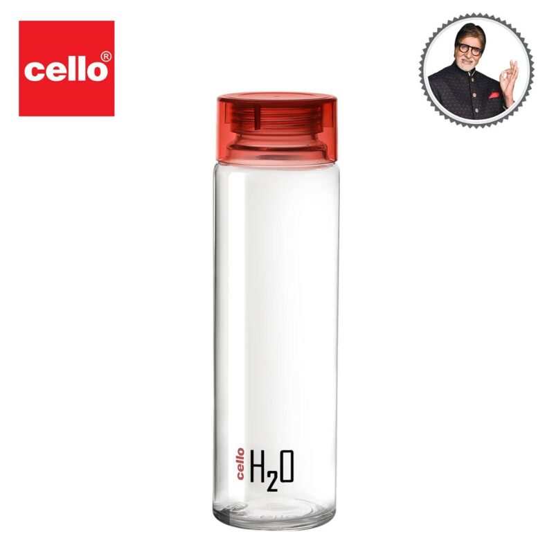 H2O Glass Water Bottle with Plastic Cap, 920ml - Image 70