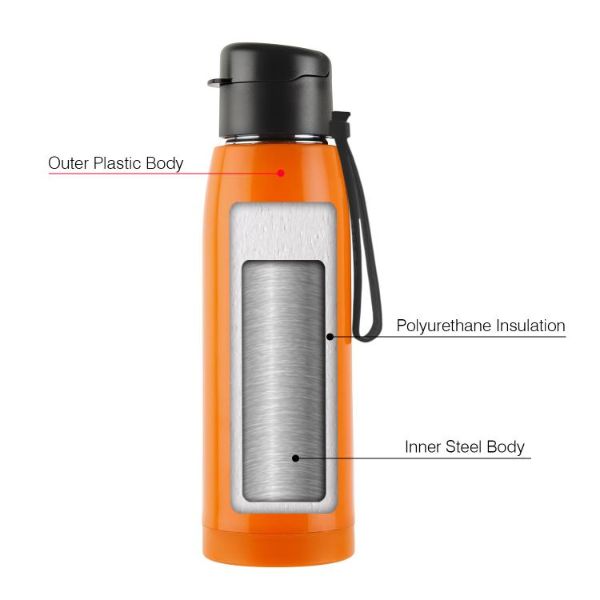 Puro Steel-X Cooper 600 Water Bottle, 630ml - Image 6