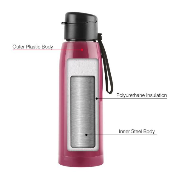 Puro Steel-X Cooper 600 Water Bottle, 630ml - Image 9