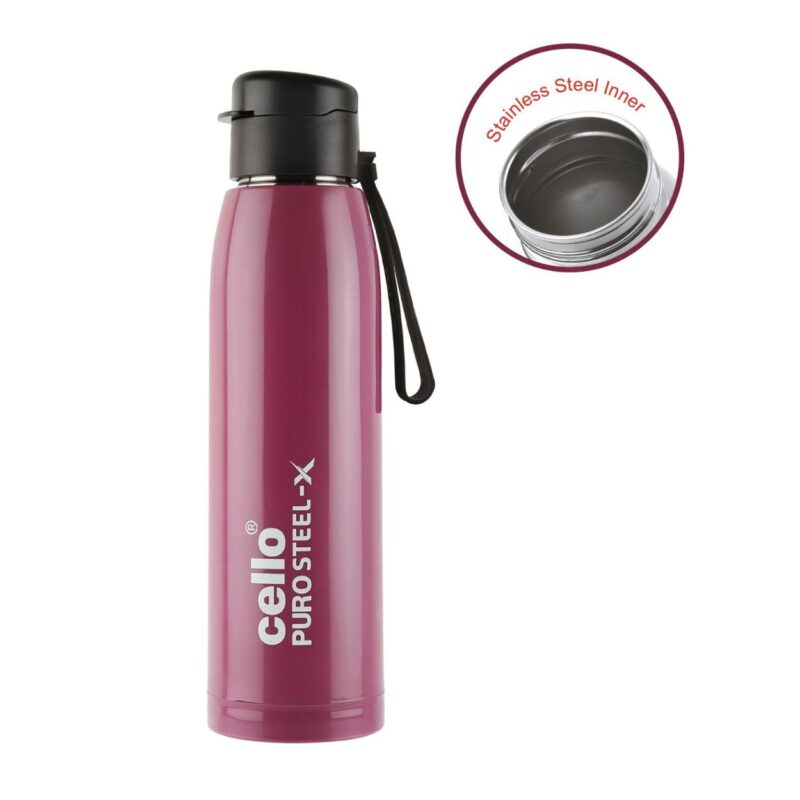Puro Steel-X Cooper 600 Water Bottle, 630ml - Image 14