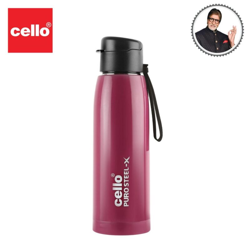 Puro Steel-X Cooper 600 Water Bottle, 630ml - Image 29