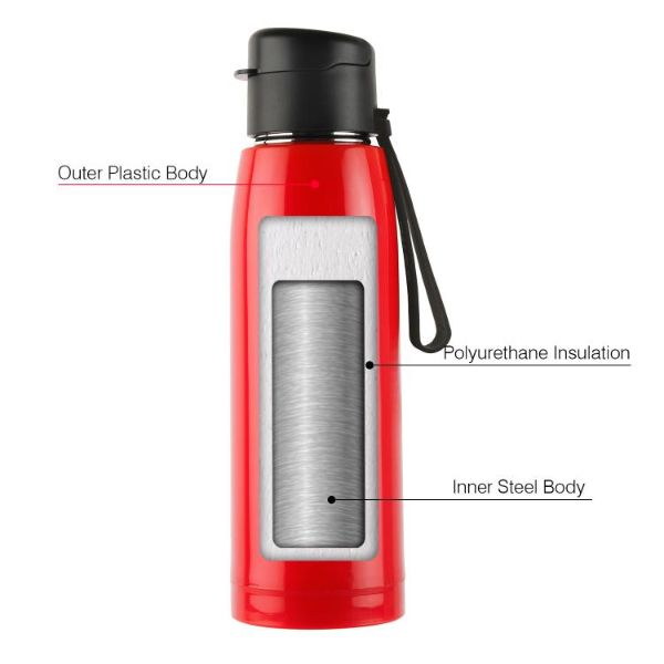 Puro Steel-X Cooper 600 Water Bottle, 630ml - Image 10
