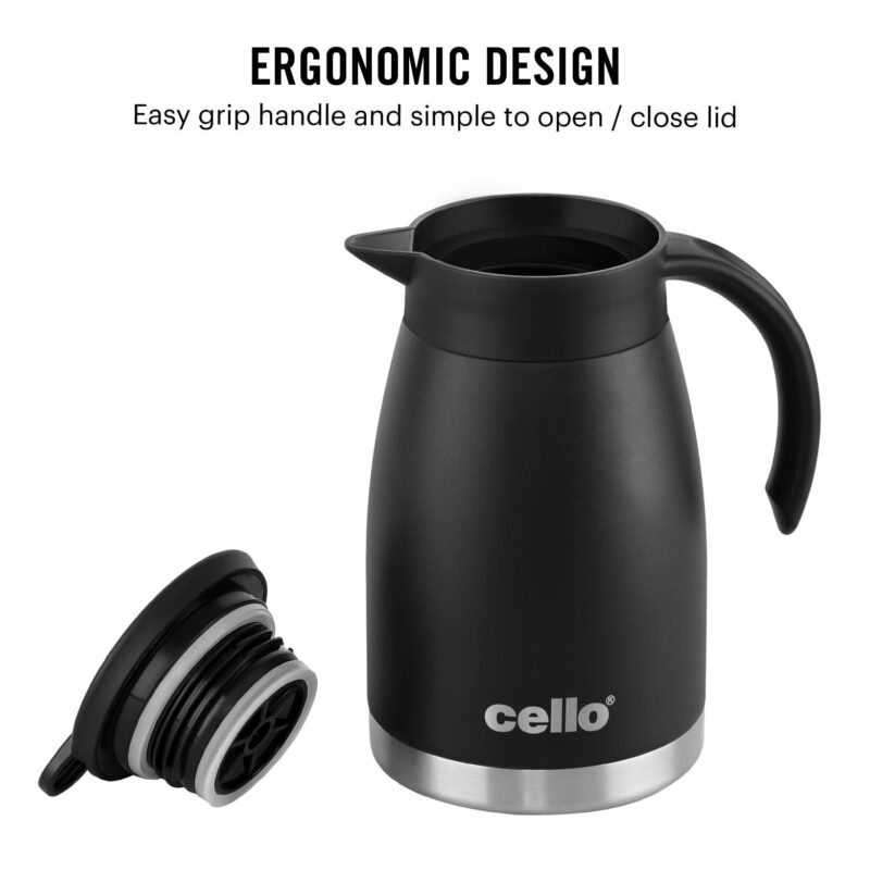 Duro Pot Double Walled Vacuum Insulated Teapot, 800ml - Image 9