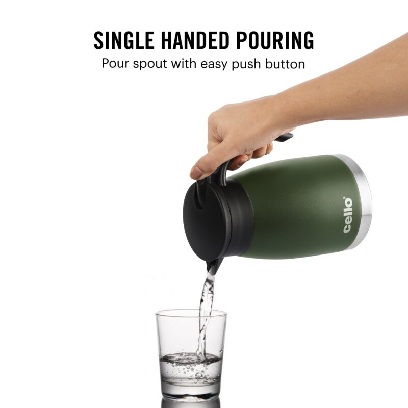 Duro Pot Double Walled Vacuum Insulated Teapot, 800ml - Image 12