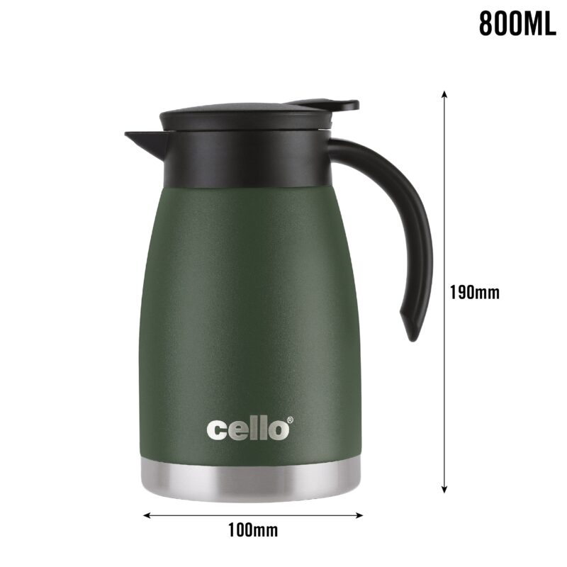 Duro Pot Double Walled Vacuum Insulated Teapot, 800ml - Image 14