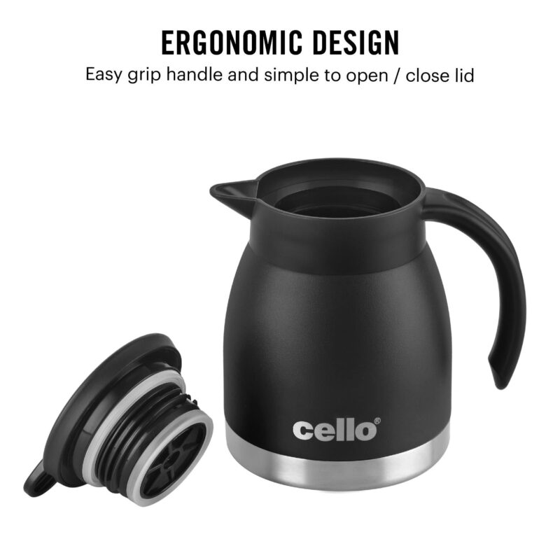 Duro Pot Double Walled Vacuum Insulated Teapot, 600ml - Image 9