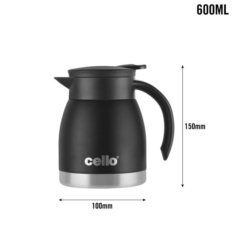 Duro Pot Double Walled Vacuum Insulated Teapot, 600ml - Image 13
