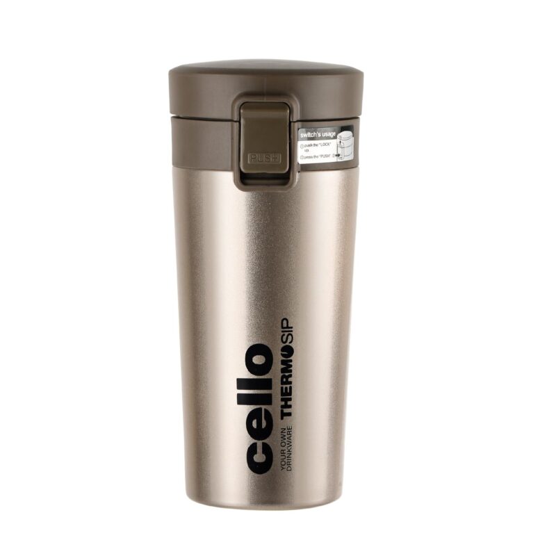 Gold|Monty Flask, Vacusteel Water Bottle / 450ml