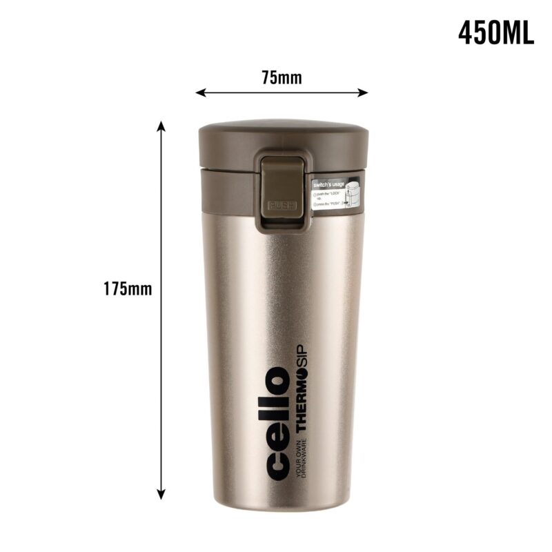 Monty Flask, Vacusteel Water Bottle - Image 43