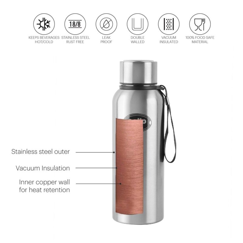 Kent Flask, Vacusteel Water Bottle, 550ml - Image 3
