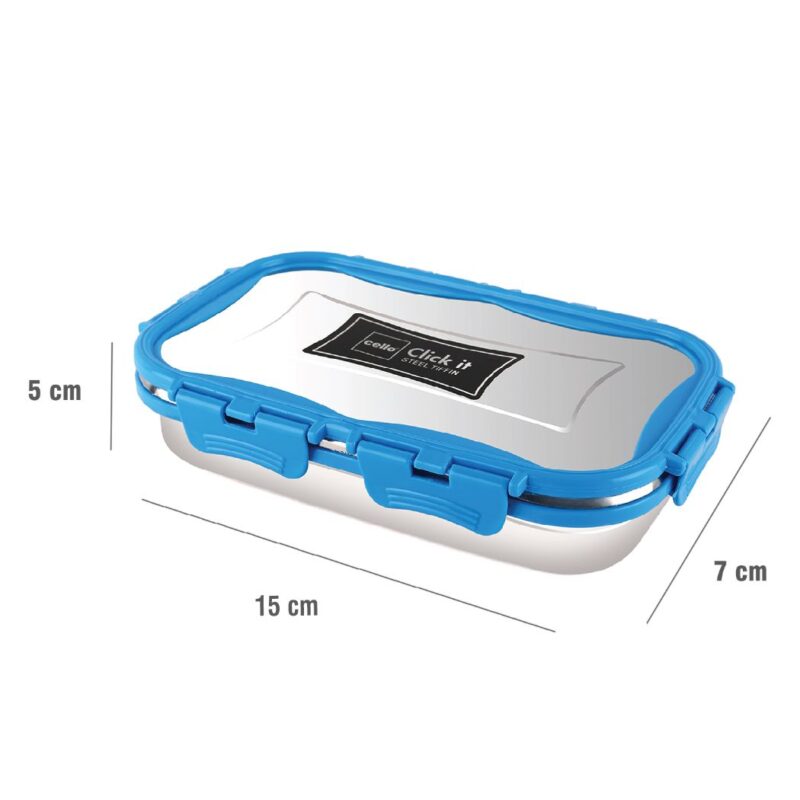 Click It Stainless Steel Lunch Box, Medium - Image 9