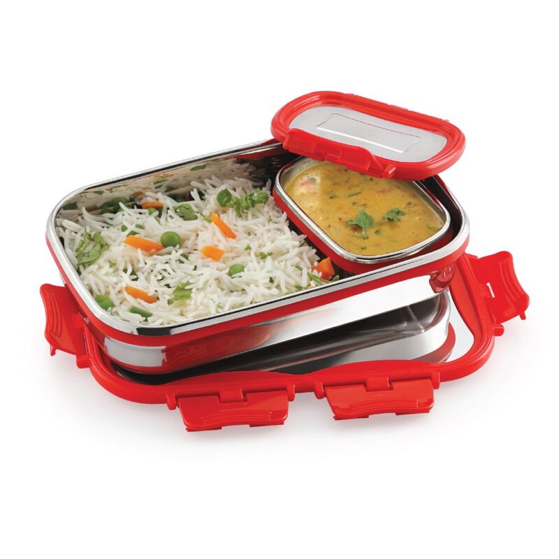 Click It Stainless Steel Lunch Box, Medium - Image 4