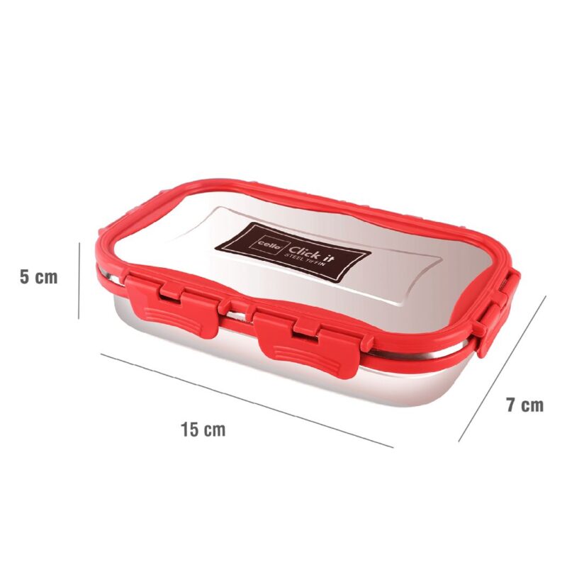 Click It Stainless Steel Lunch Box, Medium - Image 10