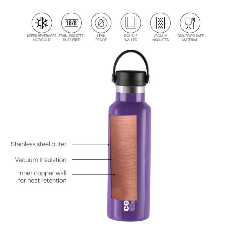 Aqua Bliss Flask, Vacusteel Water Bottle, 800ml - Image 14