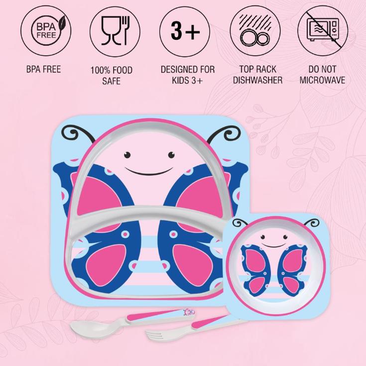 Kids Butterfly Meal Set - Image 2