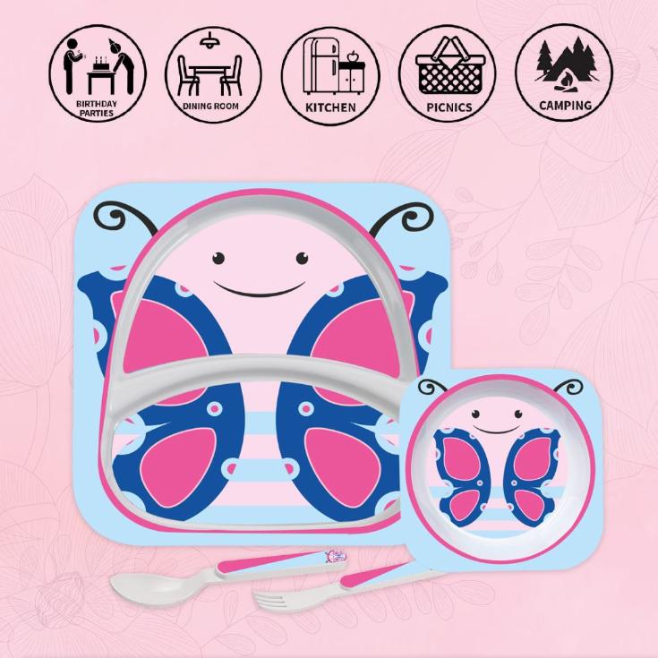 Kids Butterfly Meal Set - Image 4