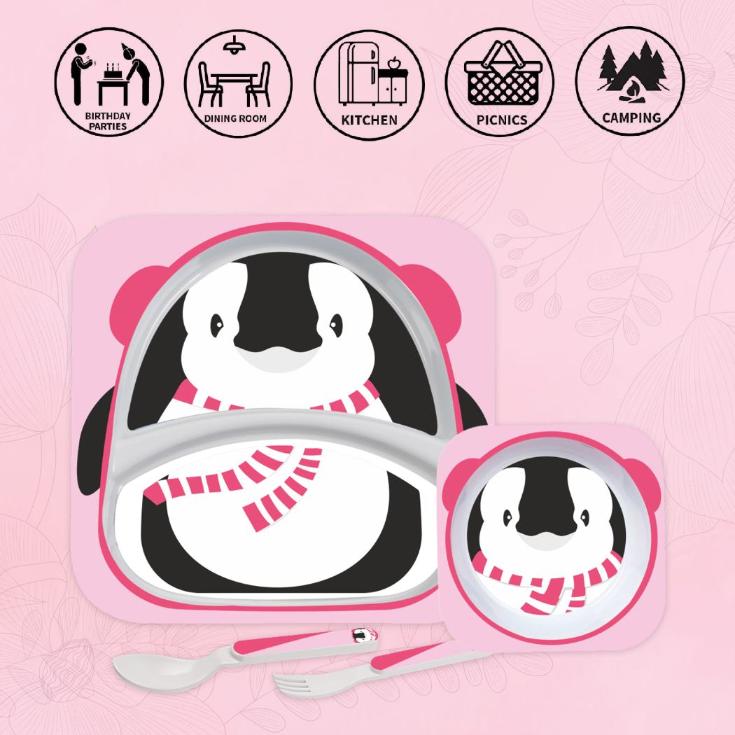 Kids Penguin Meal Set - Image 4
