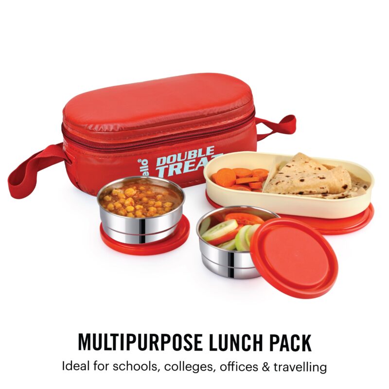 Double Treat Lunch Box with Jacket, Set of 3 - Image 6