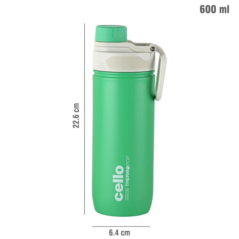 Pop Hot & Cold Stainless Steel Kids Water Bottle, 600ml - Image 49