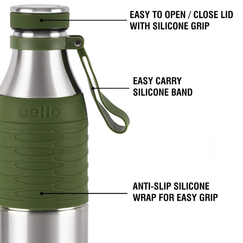 Gripmax Flask, Vacusteel Water Bottle, 600ml - Image 13