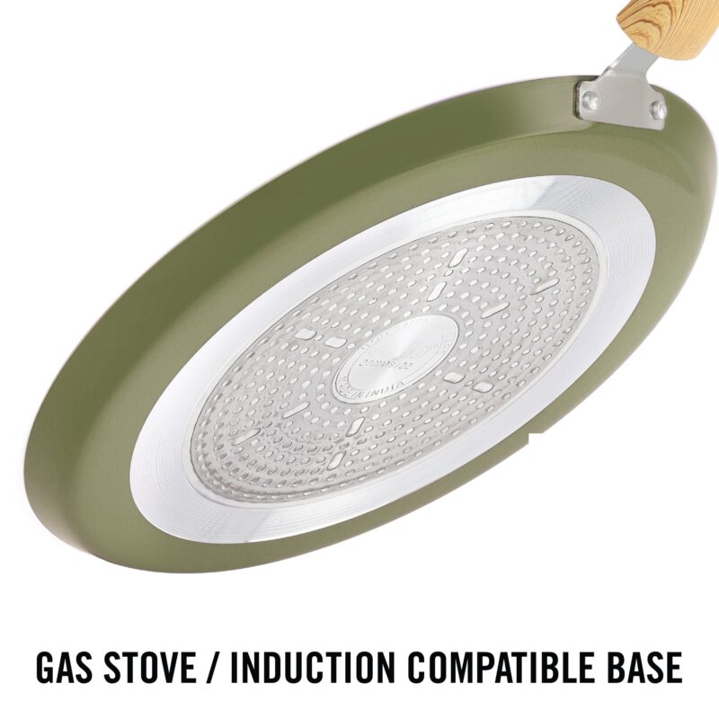Woody Kitchen Induction Base Non-Stick Cookware Set - Image 4