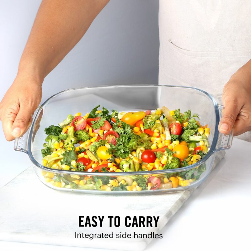 Giacinta Rectangle Glass Baking Dish, 2700ml - Image 5