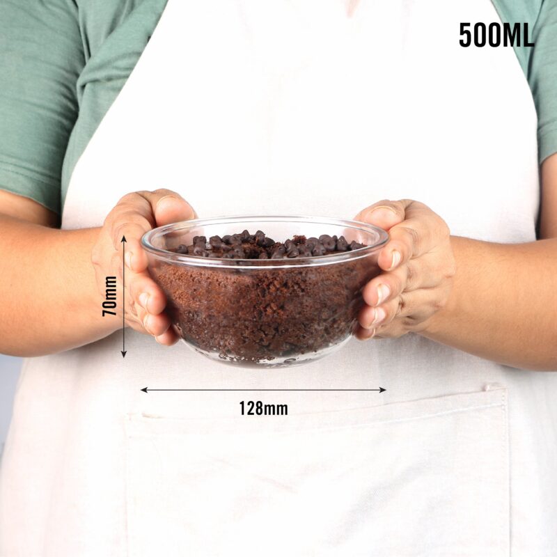 Ovenware Borosilicate Glass Mixing Bowl, 500ml - Image 5