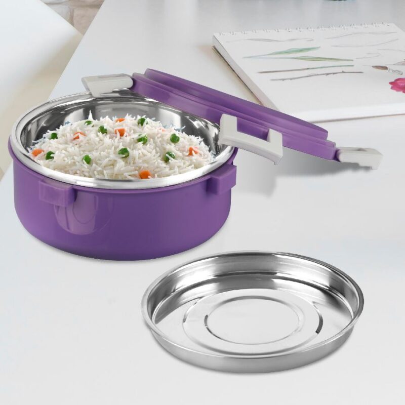 Violet|Take-Eat Insulated Lunch Box, Big / Big