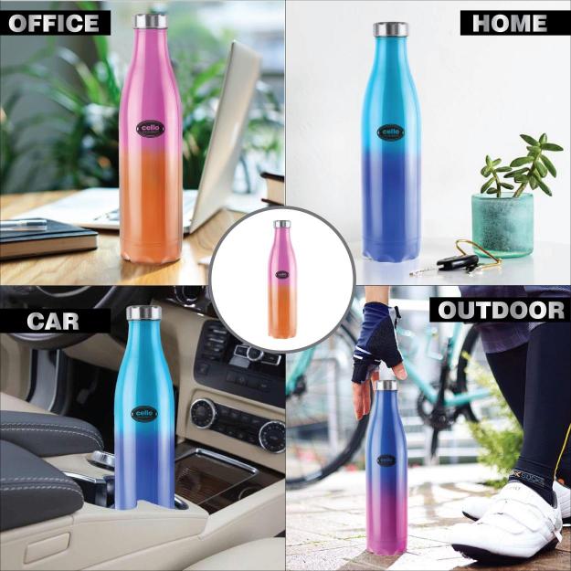 Colourmate Flask, Vacusteel Water Bottle, 800ml - Image 10