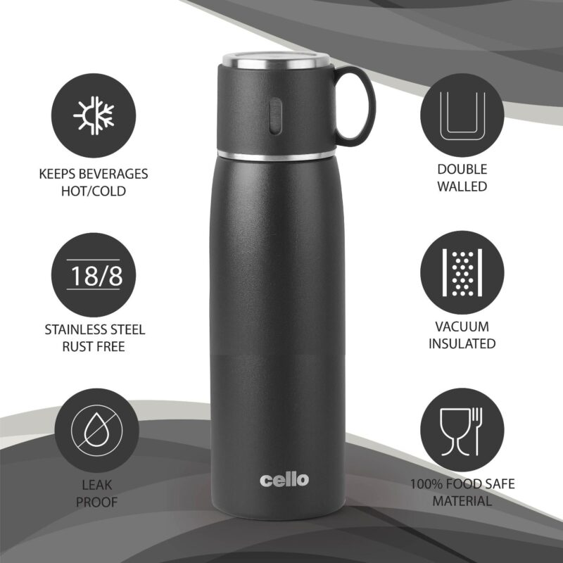 Duro Cup Style Flask, Vacusteel Water Bottle 750ml - Image 9