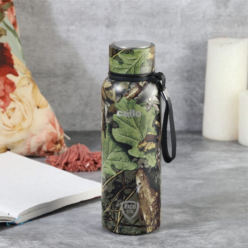 Green|Deezee Mate Flask, Vacusteel Water Bottle / 550ml