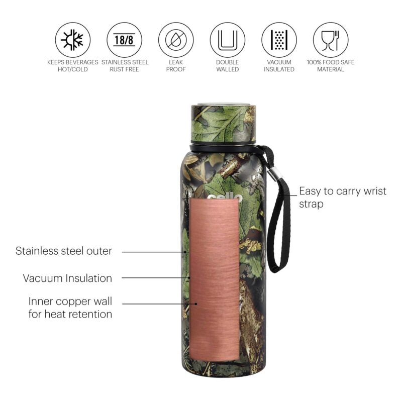 Deezee Mate Flask, Vacusteel Water Bottle, 550ml - Image 7