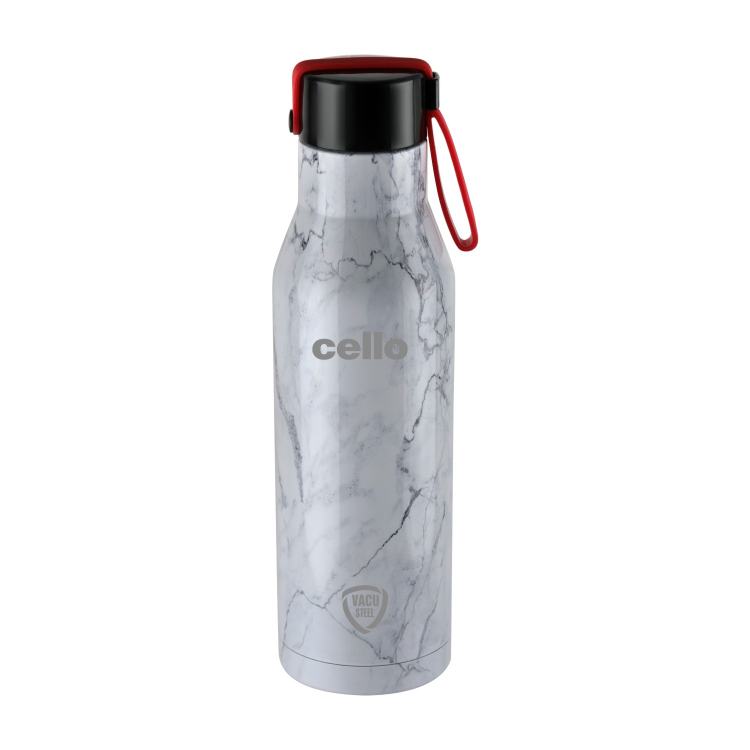 White|Deezee Mate Flask, Vacusteel Water Bottle / 1000ml