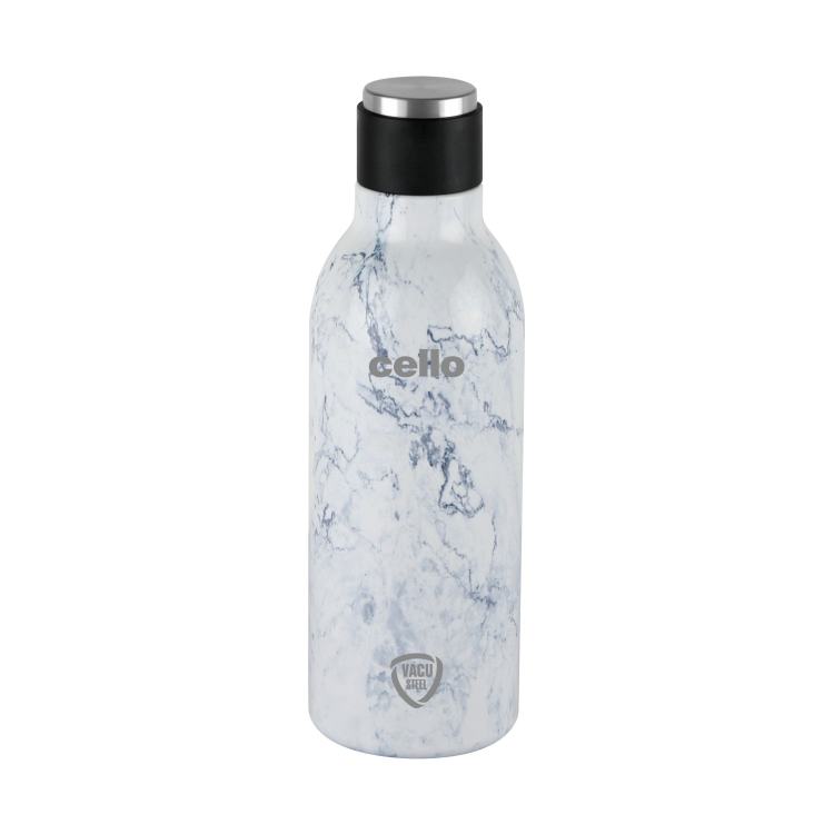 White|Deezee Marbella Flask, Vacusteel Water Bottle / 900ml