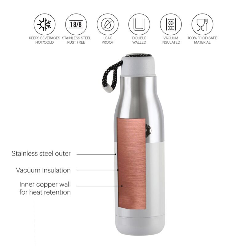Alexia Flask, Vacusteel Water Bottle, 600ml - Image 8
