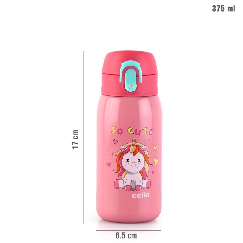 Junior 375 Hot & Cold Stainless Steel Kids Water Bottle, 375ml - Image 26