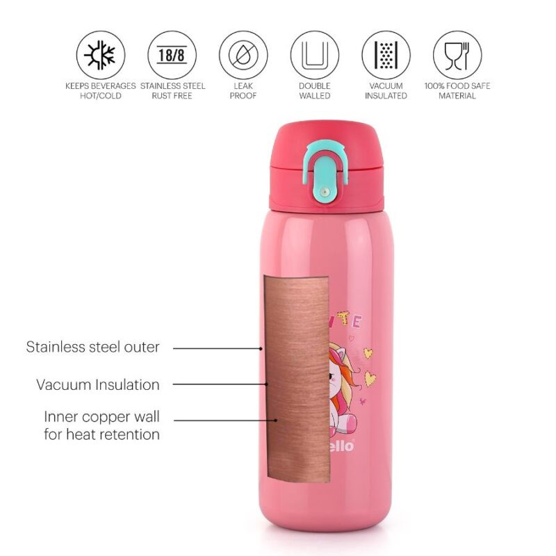 Junior 475 Hot & Cold Stainless Steel Kids Water Bottle, 475ml - Image 10