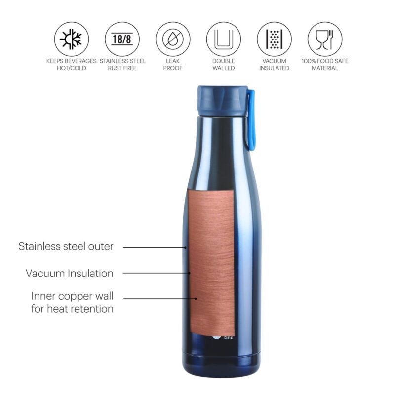 Dazzle Flask, Vacusteel Water Bottle, 600ml - Image 9