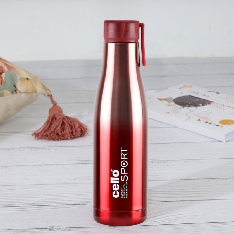 Red|Dazzle Flask, Vacusteel Water Bottle, 800ml / 800ml
