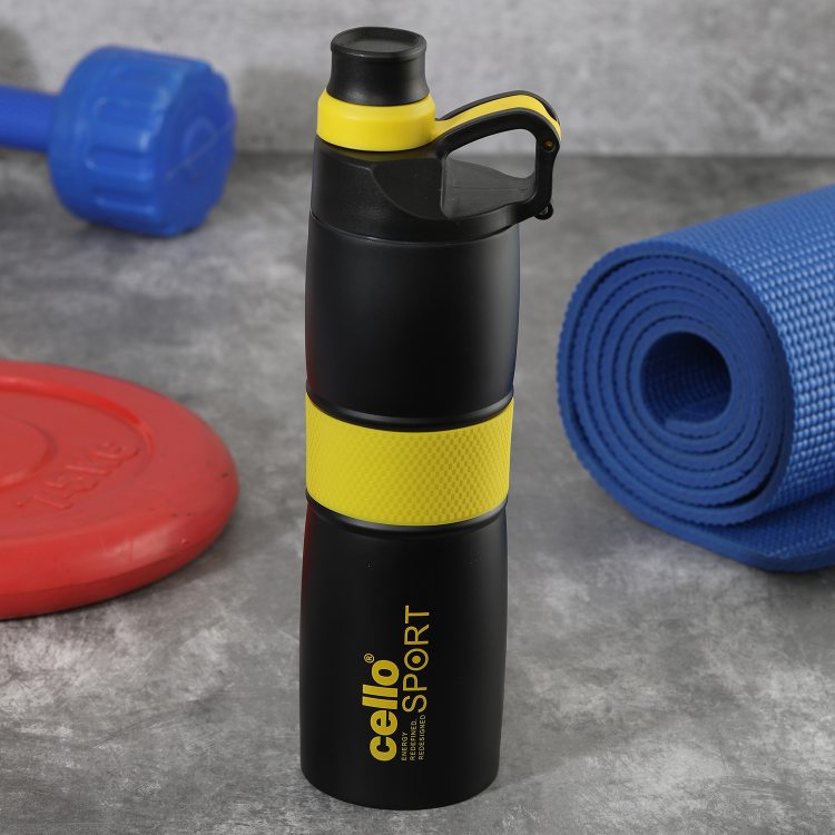 Yellow|Force Flask, Vacusteel Water Bottle, 500ml / 500ml